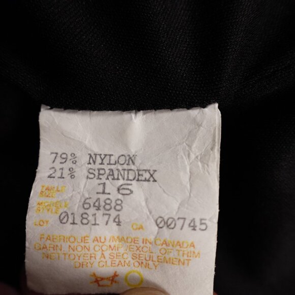 JS Collections Mesh Long Sleeve Top Women’s 16 Black Cocktail Blouse - Picture 9 of 9